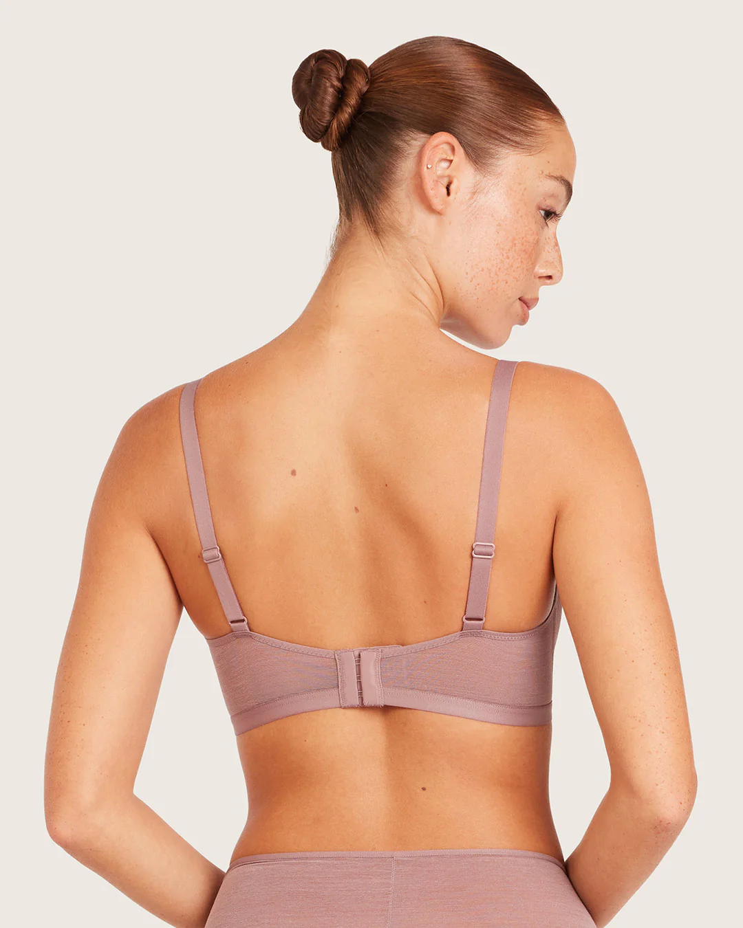 FreeMesh Crop Bralette - Mauve - Image 10