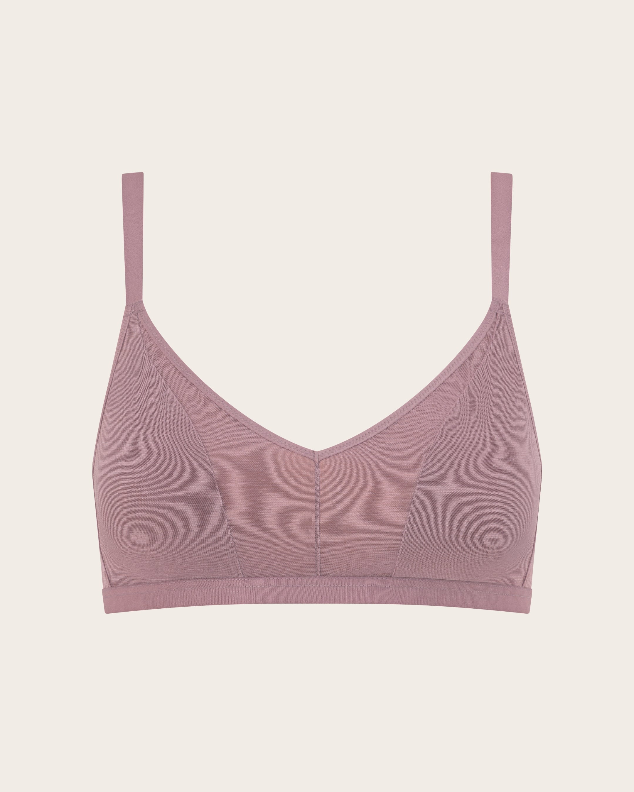 FreeMesh Crop Bralette - Mauve - Image 20