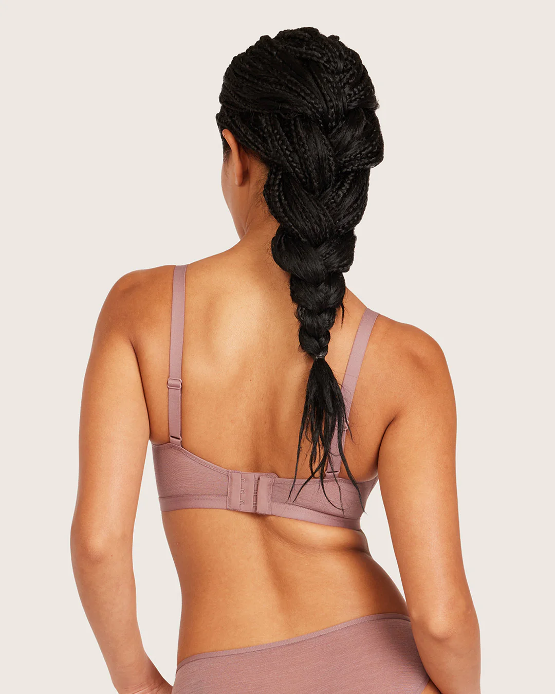 FreeMesh Crop Bralette - Mauve - Image 3