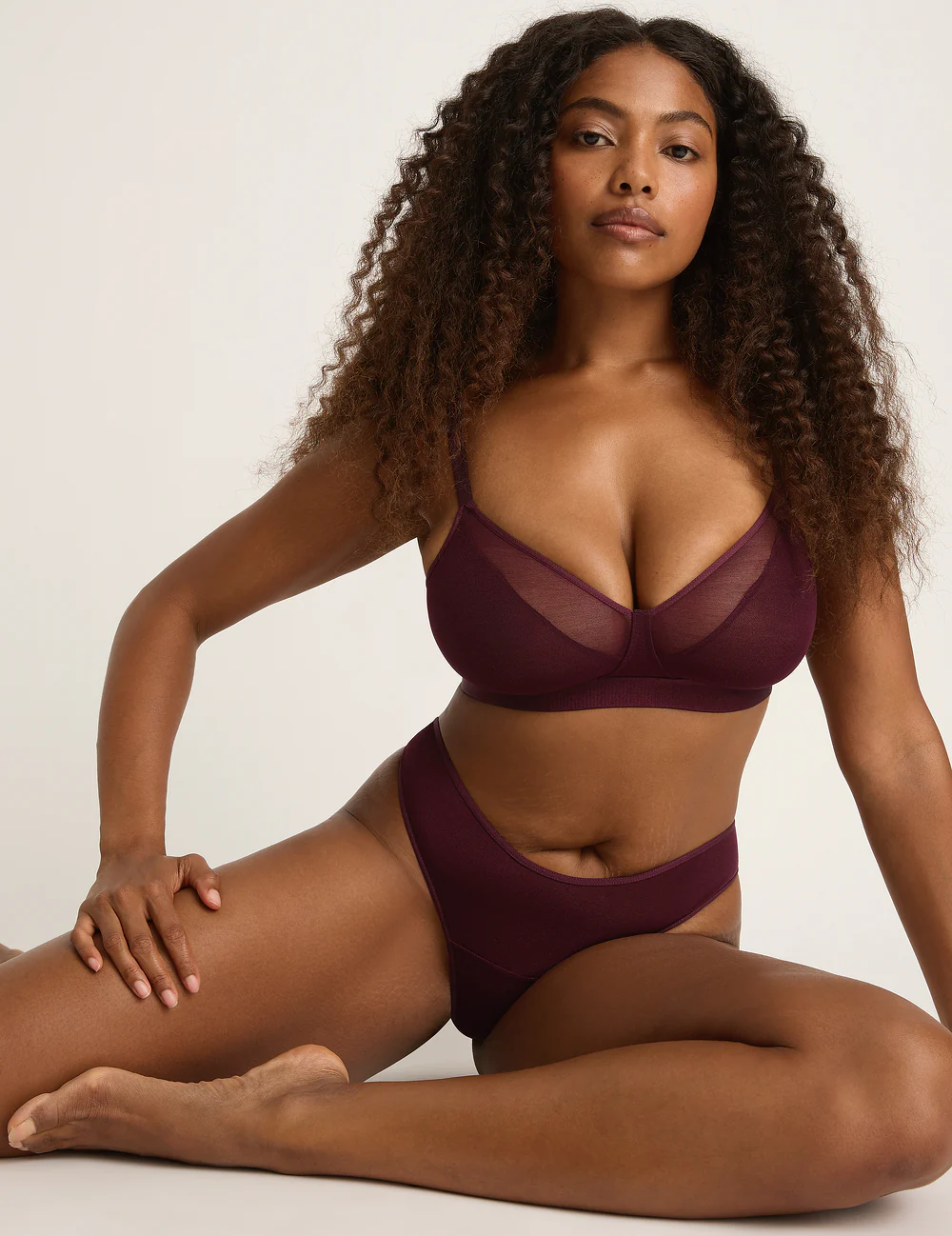 FreeMesh Full Bust Wireless Bra - Fig - Image 11