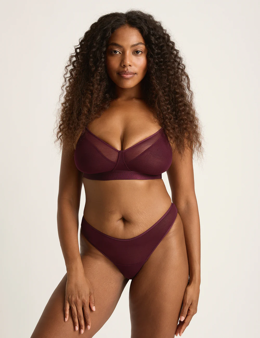 FreeMesh Full Bust Wireless Bra - Fig - Image 7