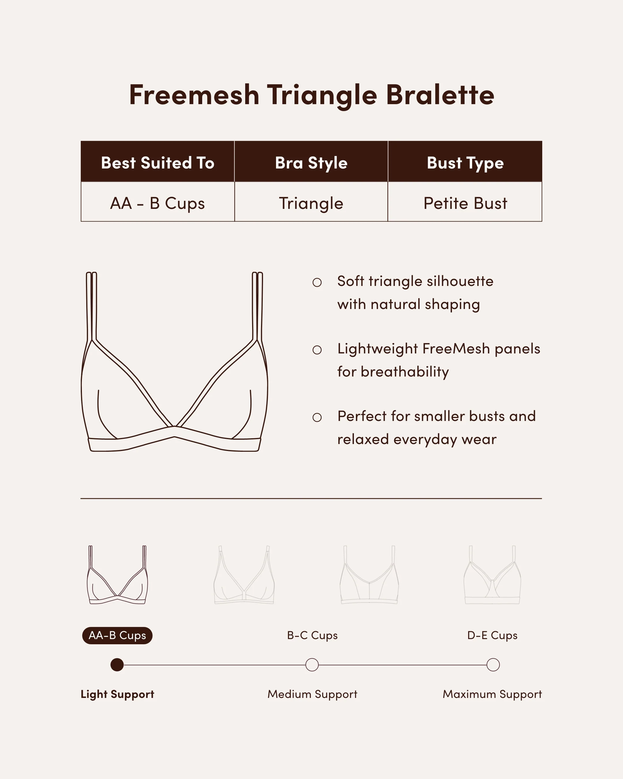 FreeMesh Triangle Bralette - Black - Image 2