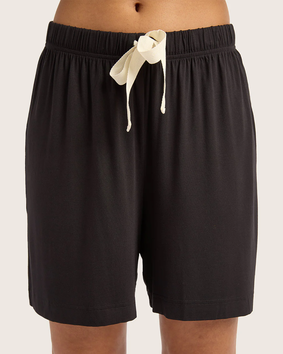 Goodnight Long Sleep Shorts - Black - Image 5
