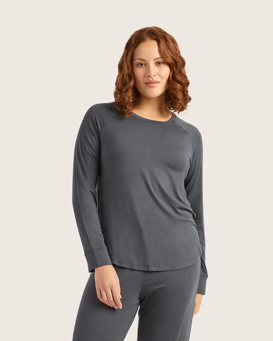 Goodnight Raglan Sleep Top - Storm