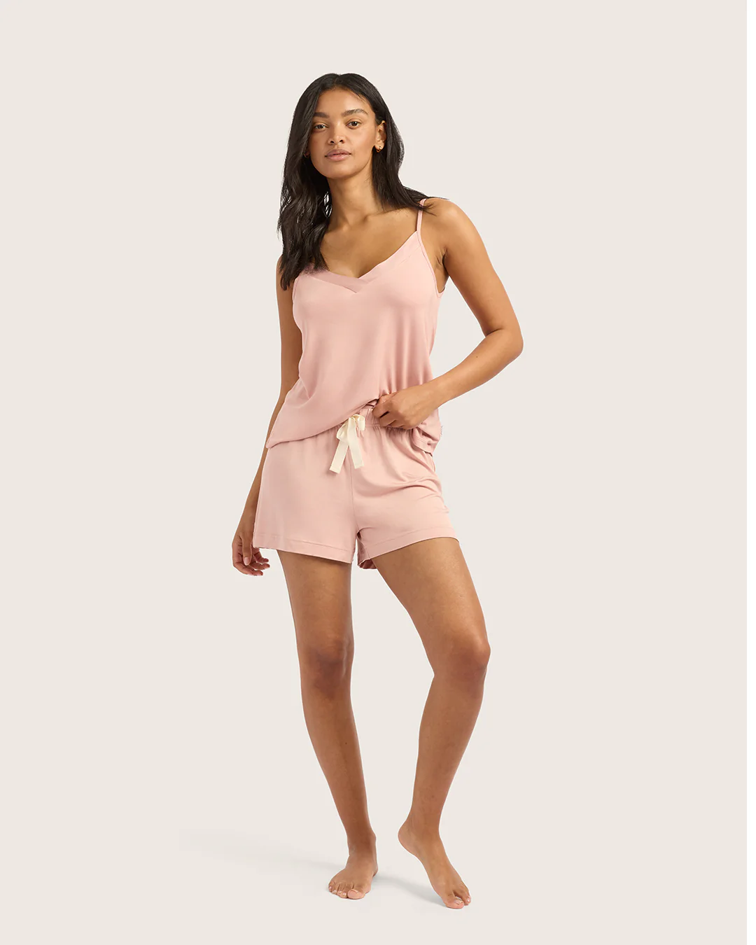 Goodnight Sleep Shorts - Dusty Pink - Image 2