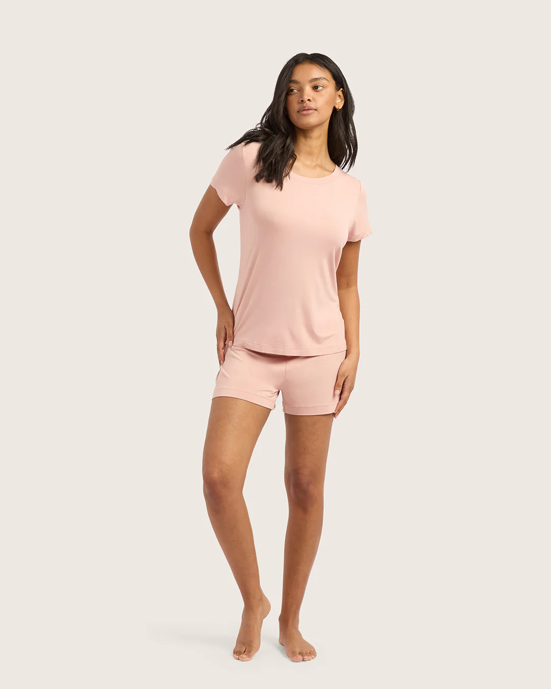 Goodnight Sleep Tee - Dusty Pink - Image 2