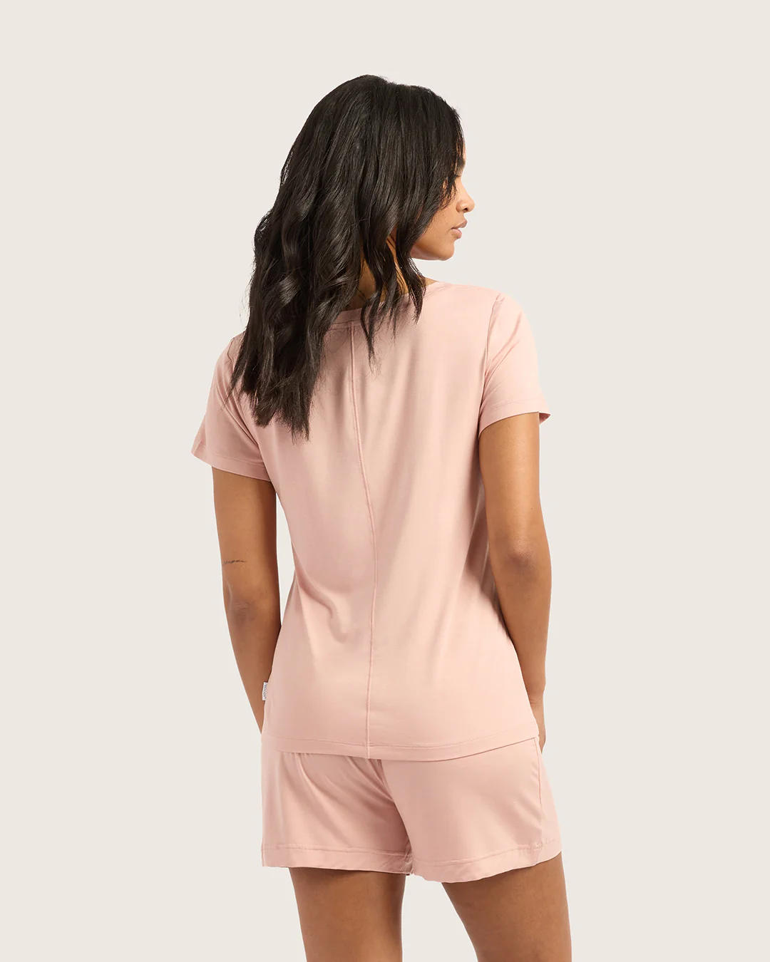 Goodnight Sleep Tee - Dusty Pink - Image 4