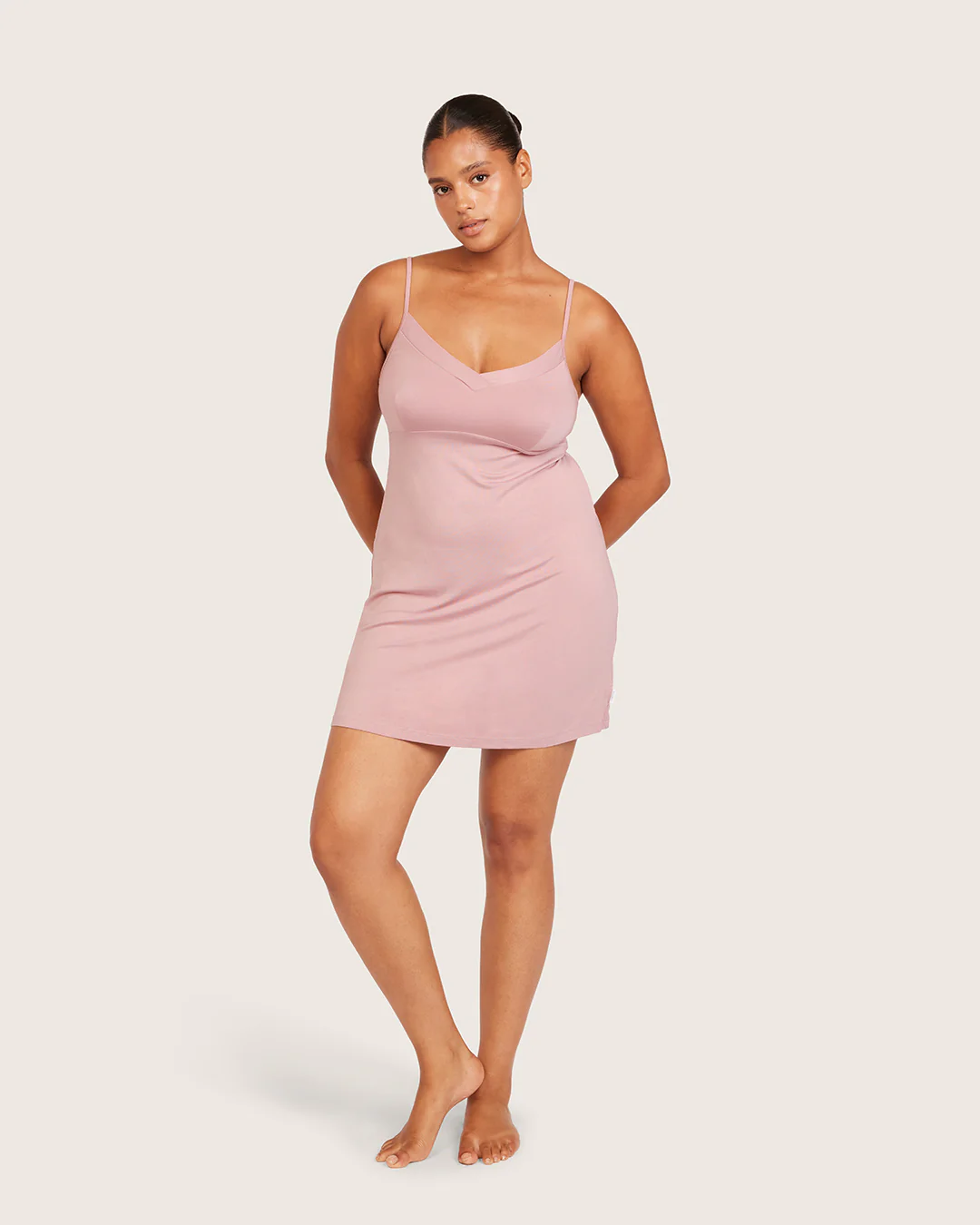 Goodnight Slip Sleep Dress - Lilac - Image 12