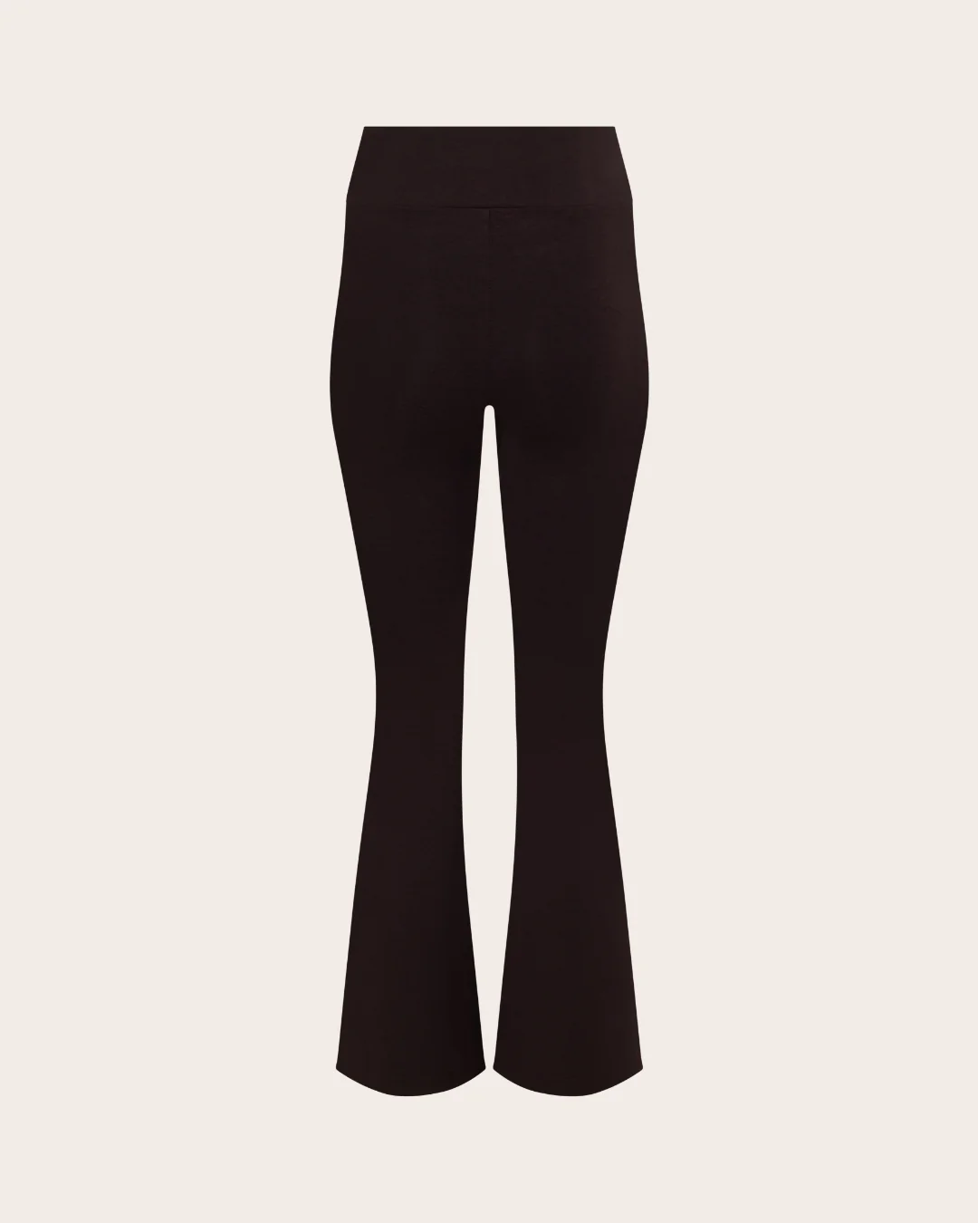 High Waist Flare Pants - Short - Carob - Image 16