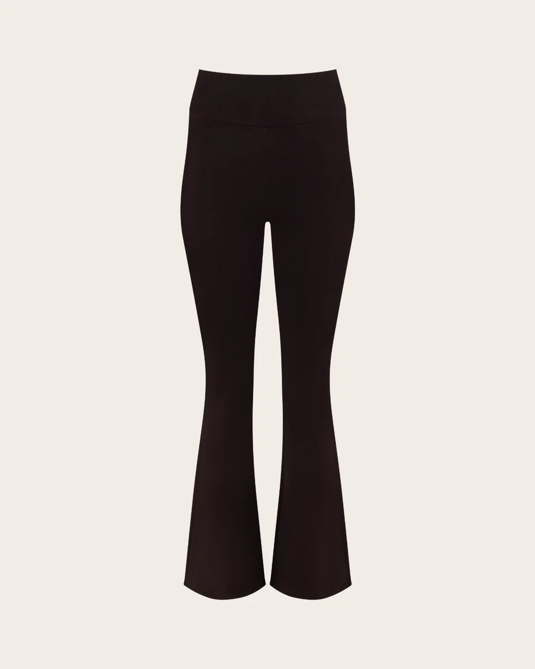 High Waist Flare Pants - Short - Carob - Image 17