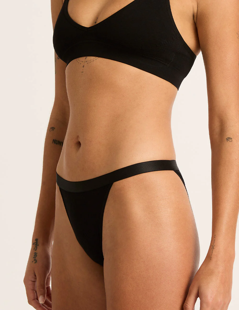 LYOLYTE Hi-Cut Bikini - Black - Image 3