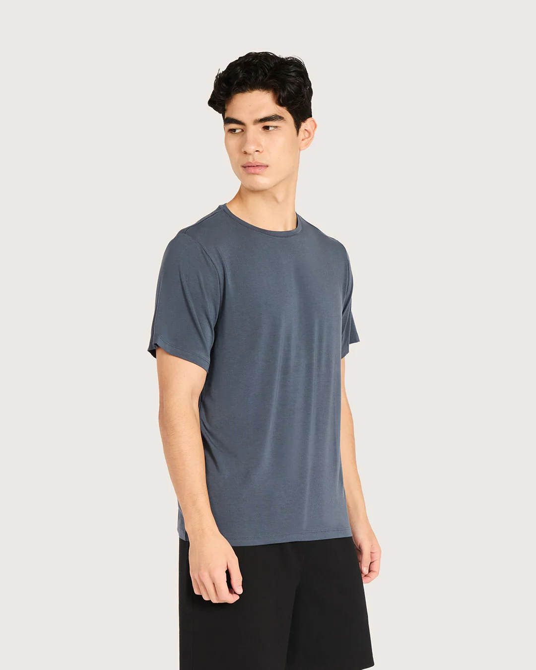 Men's Base Layer Crew Neck T-Shirt - Storm - Image 3