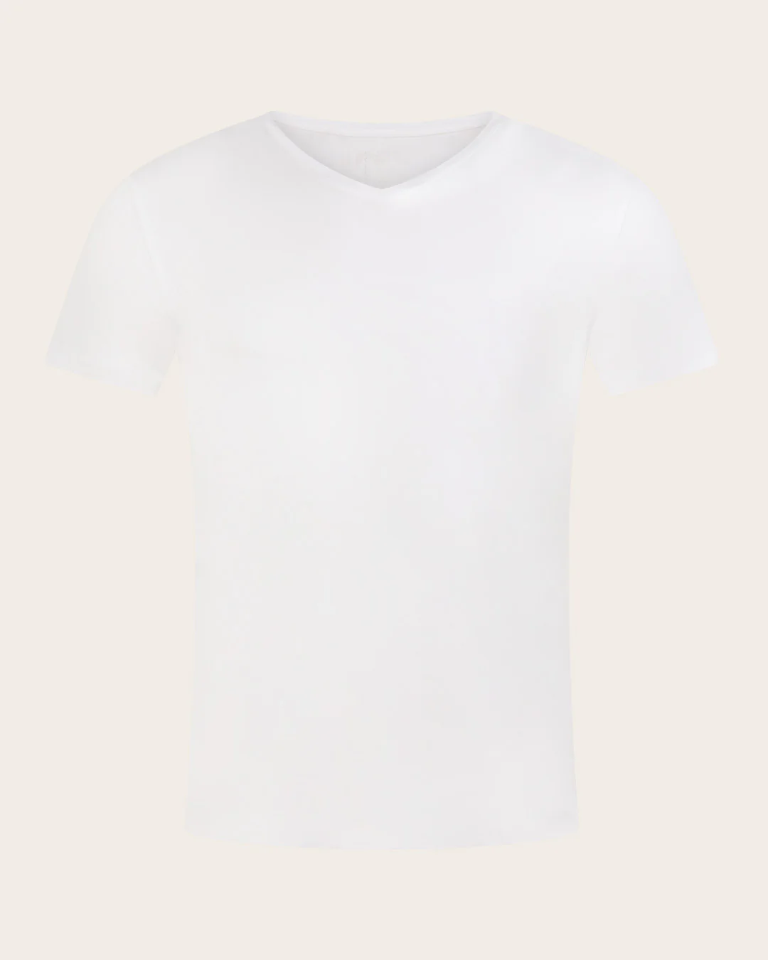 Men's Base Layer V-Neck T-Shirt - White - Image 12