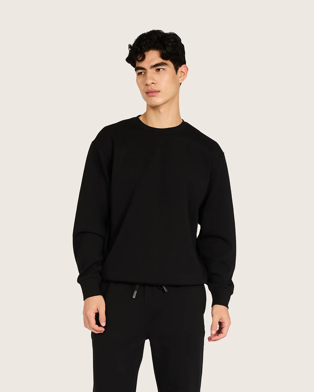 Men's Crew Neck Sweater - Black