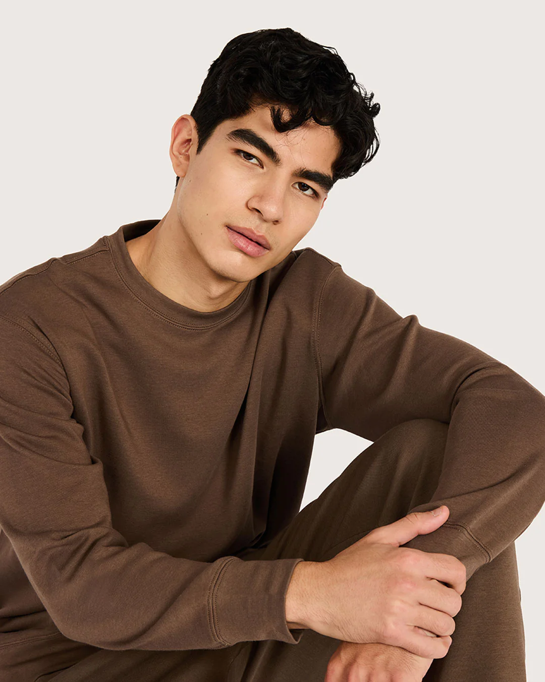 Men's Crew Neck Sweater - Oyster - Image 5