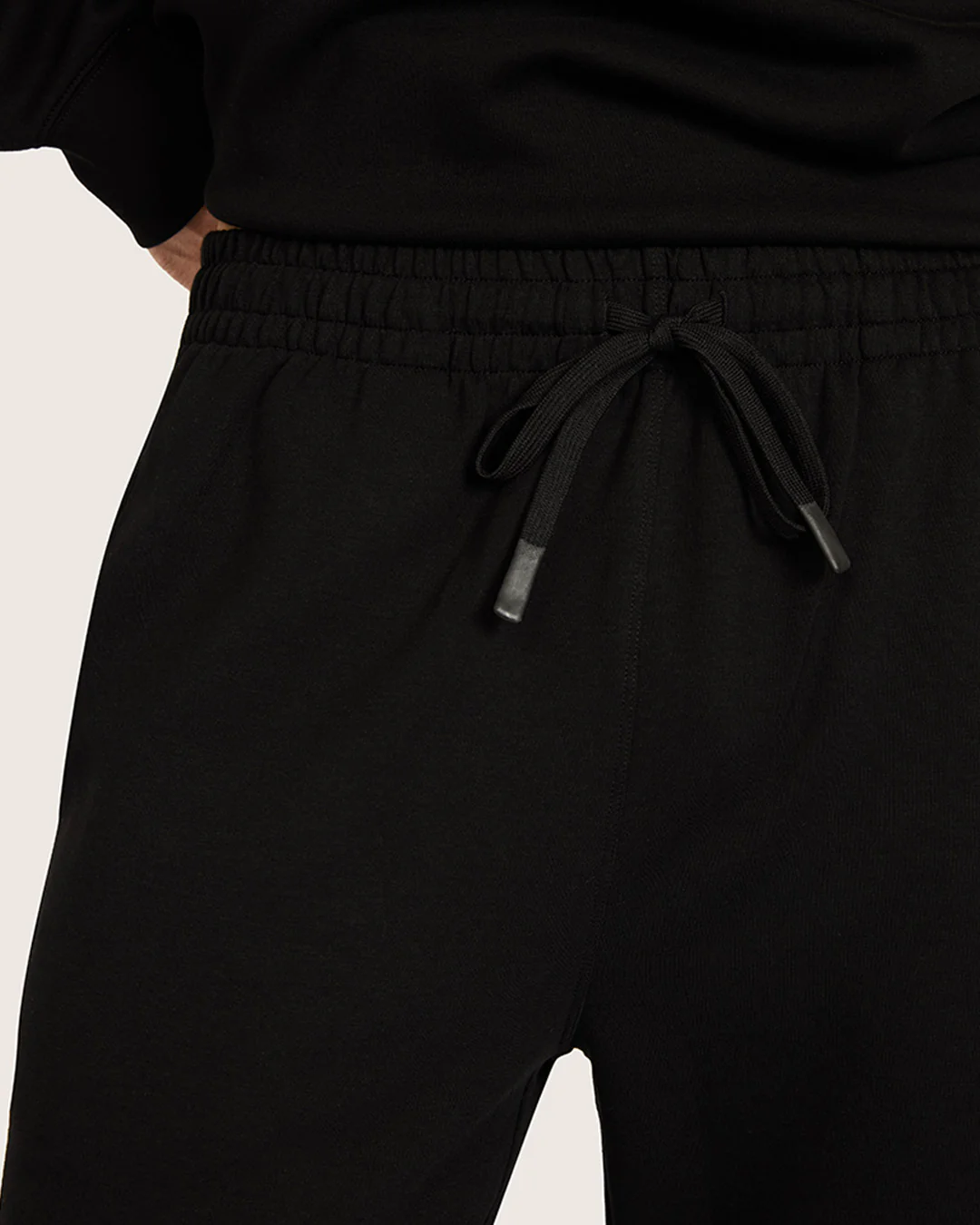 Men's Cuffed Sweat Pants - Black - Image 4
