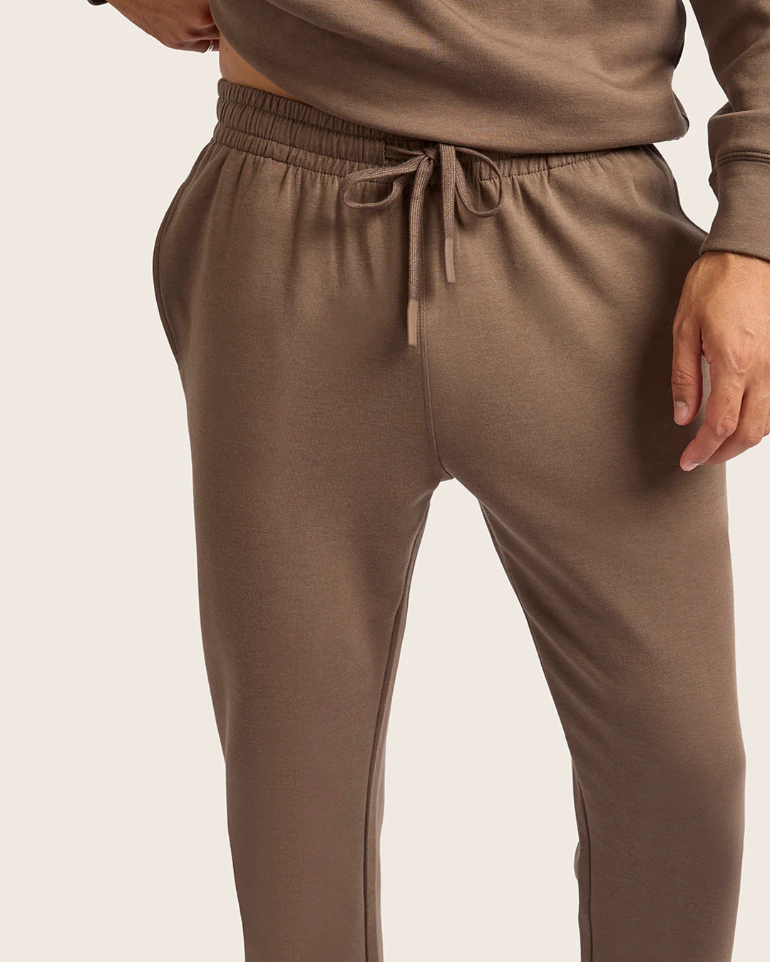 Men's Cuffed Sweat Pants - Oyster - Image 10