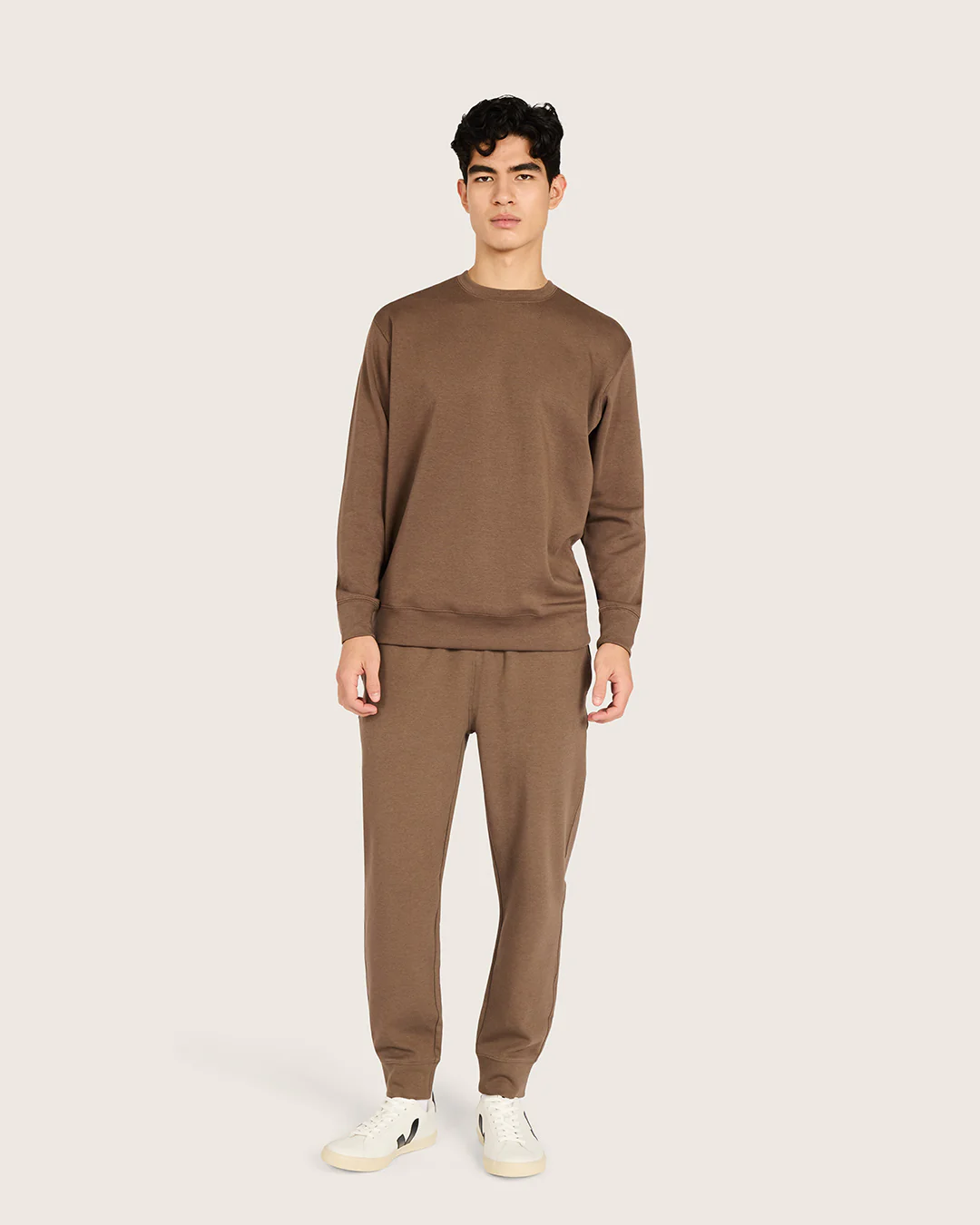 Men's Cuffed Sweat Pants - Oyster - Image 6