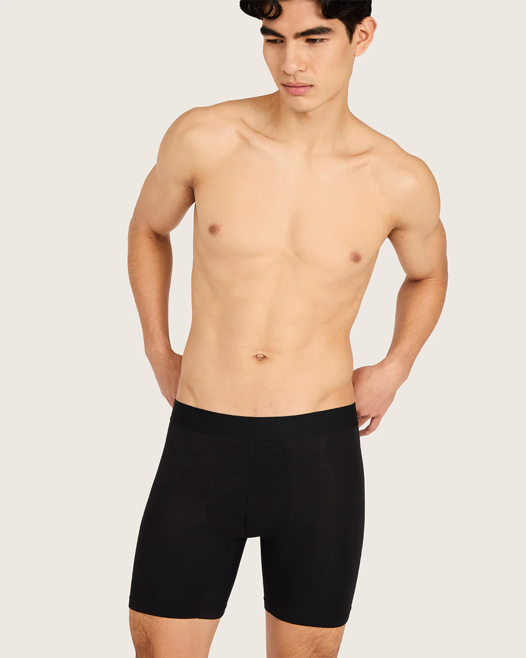 Men's Everyday Mid-Length Boxer Briefs - Black - Image 5