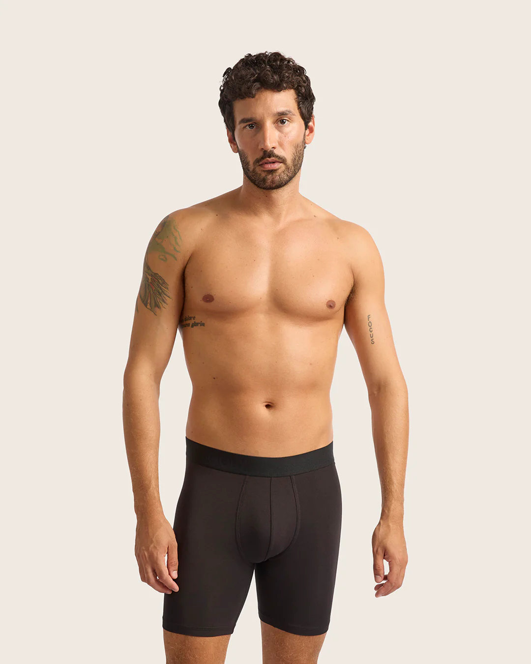 Men's Everyday Mid-Length Boxer Briefs - Black - Image 6