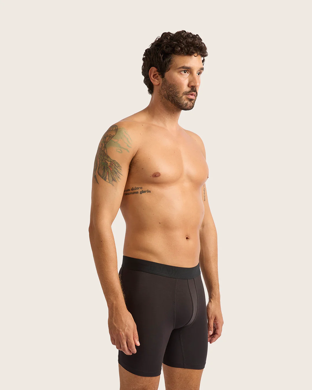 Men's Everyday Mid-Length Boxer Briefs - Black - Image 8