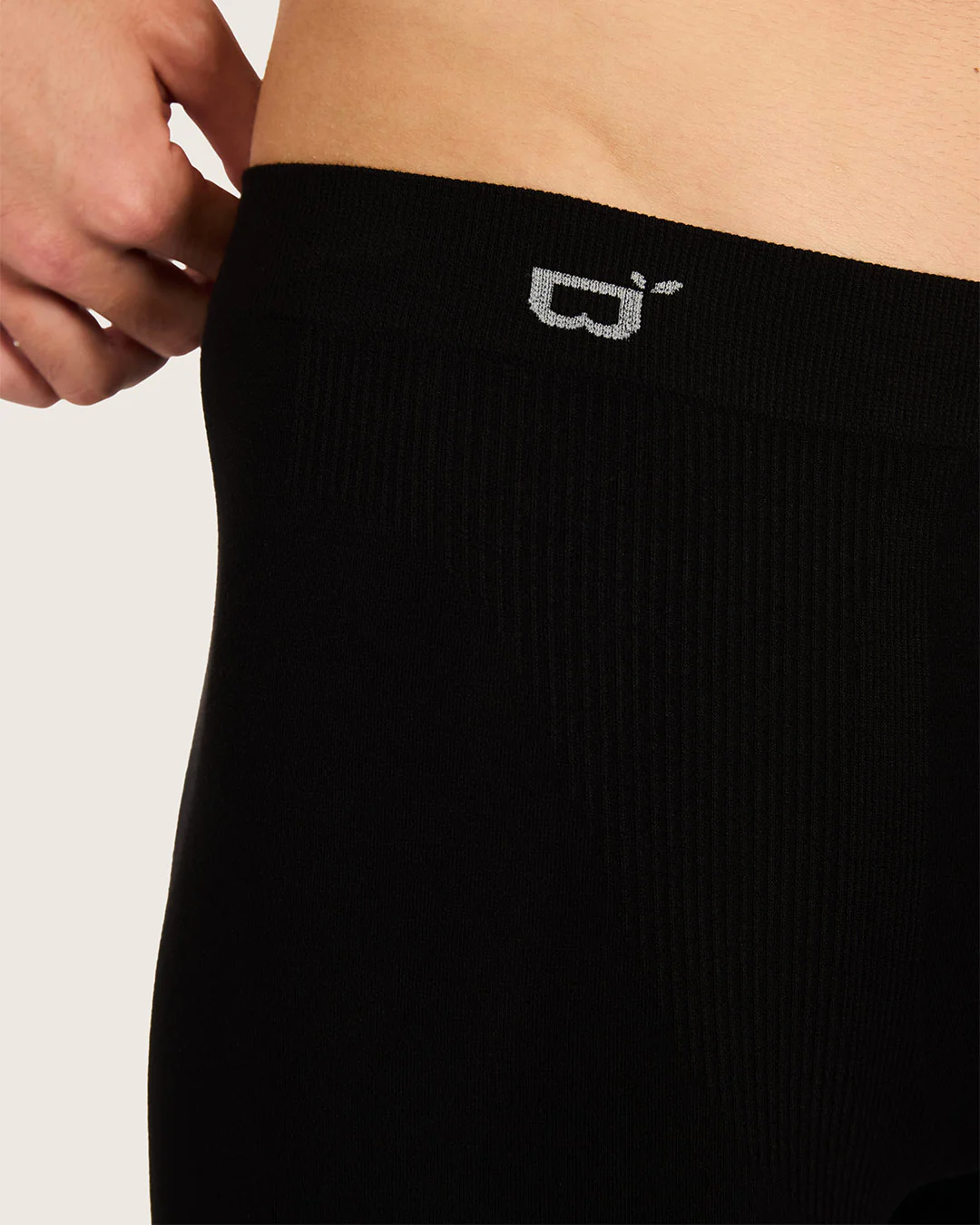 Men's Seamfree Boxer Briefs - Black - Image 4