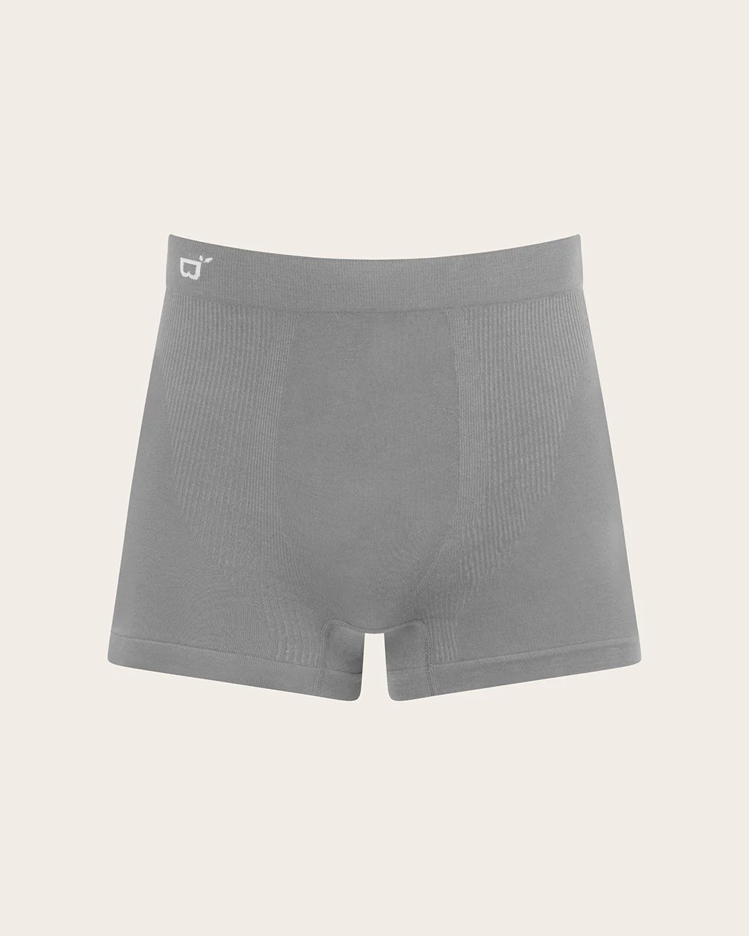 Men's Seamfree Boxer Briefs - Light Grey Marl - Image 12