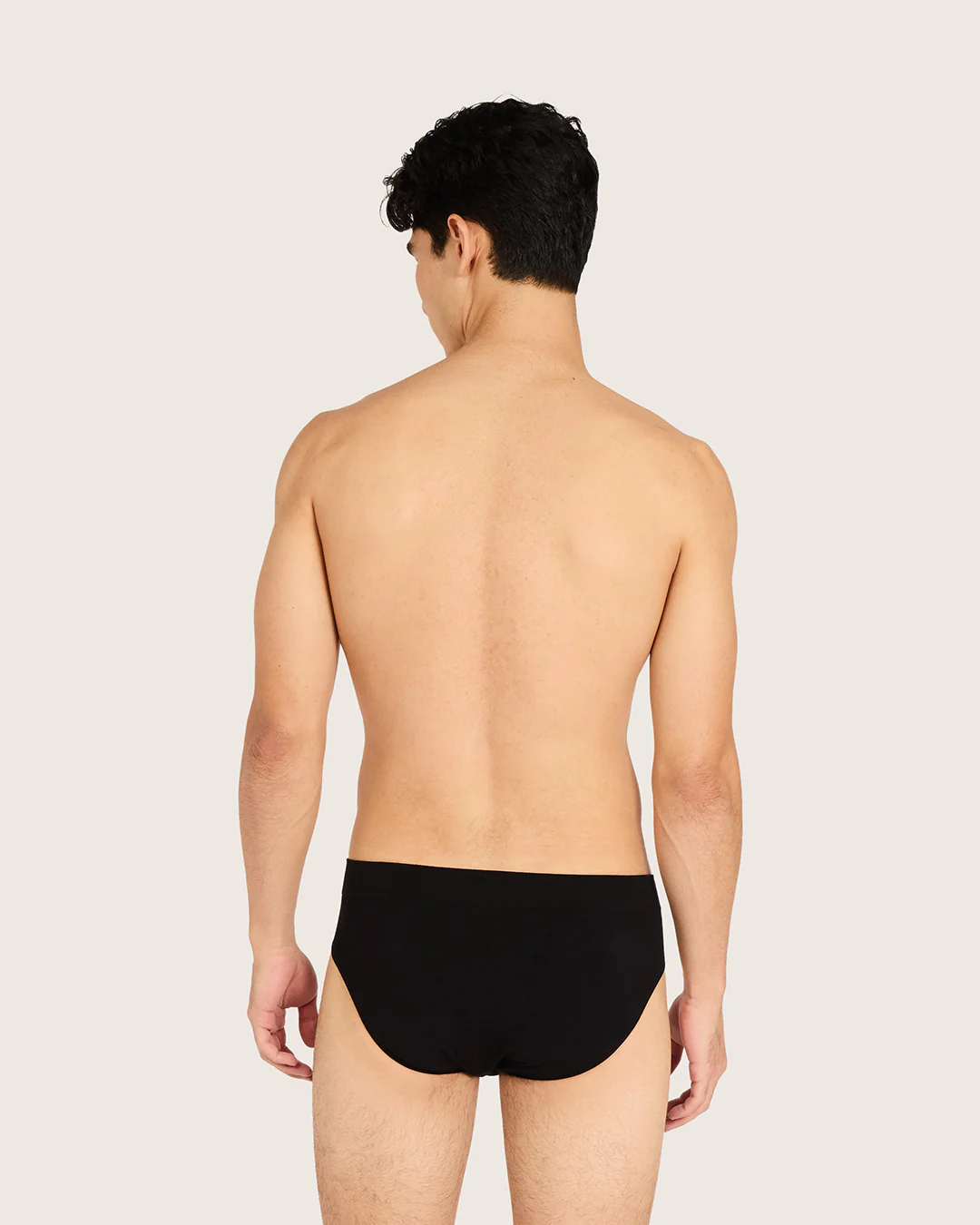 Men's Seamfree Briefs - Black - Image 2