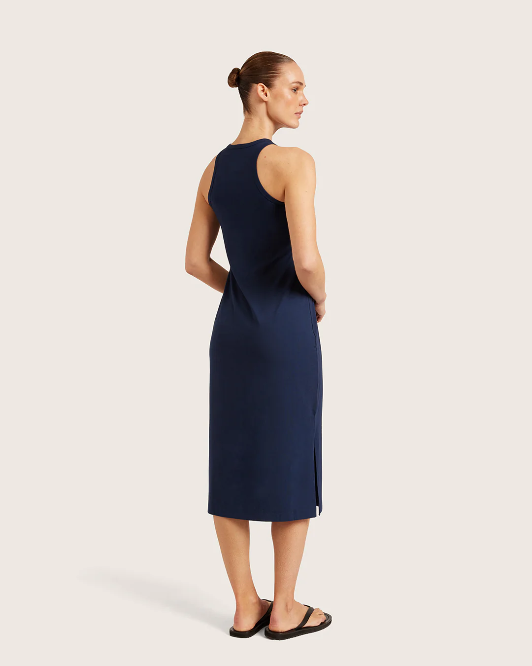 Racerback Dress - Navy - Image 2