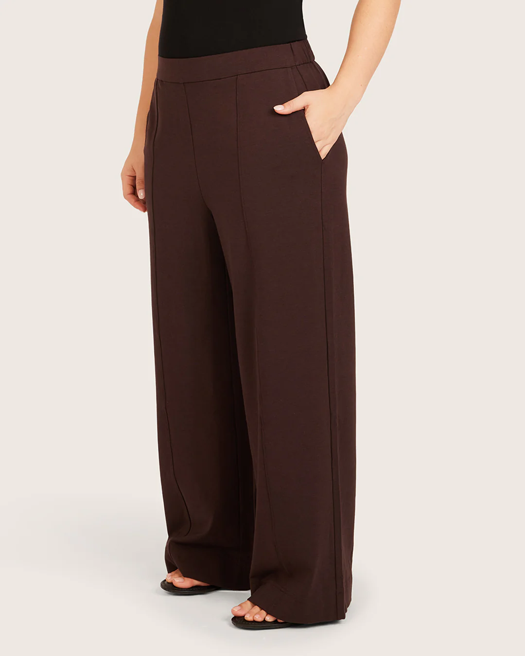 Relaxed Leg Pants - Short - Carob - Image 10