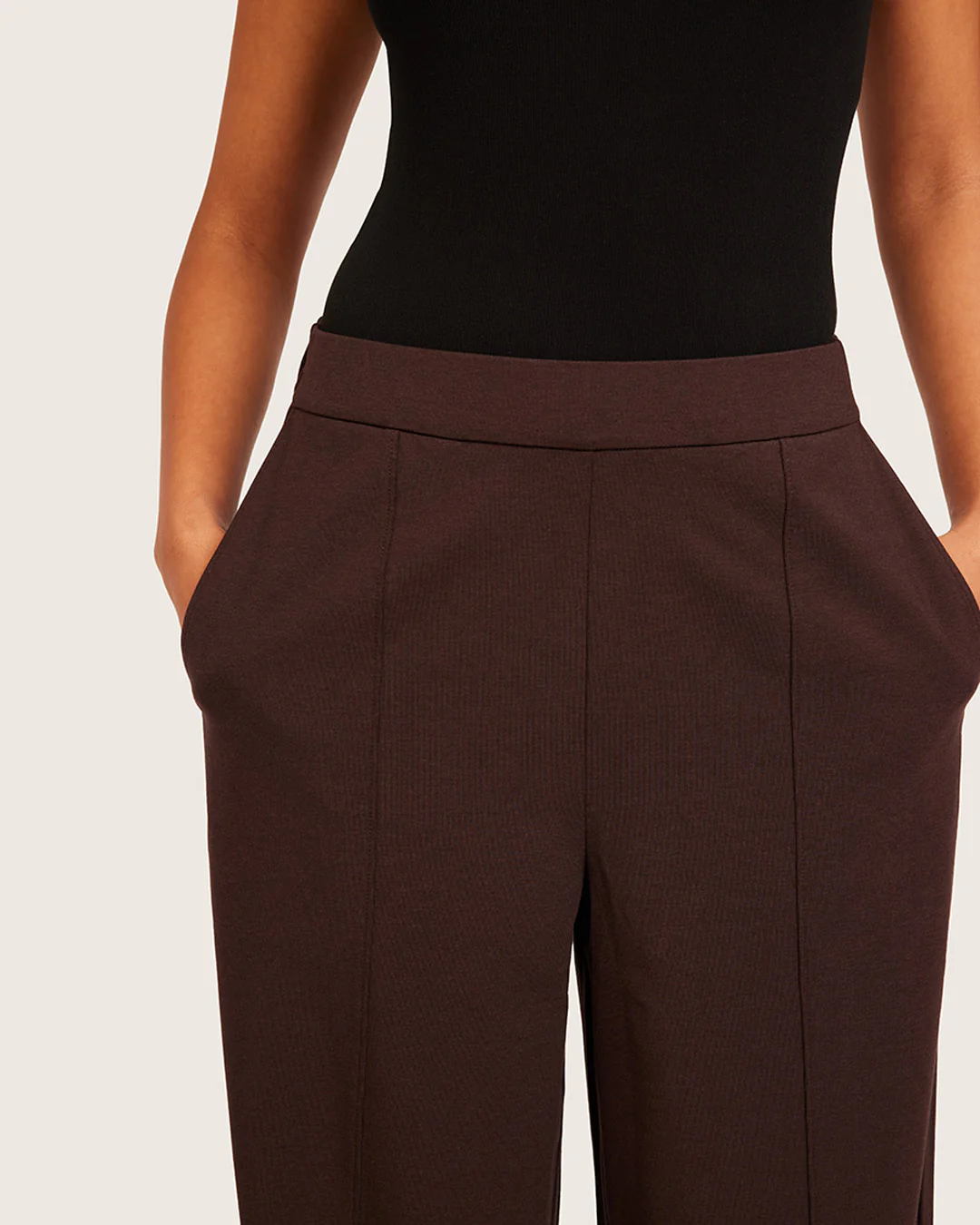 Relaxed Leg Pants - Short - Carob - Image 5