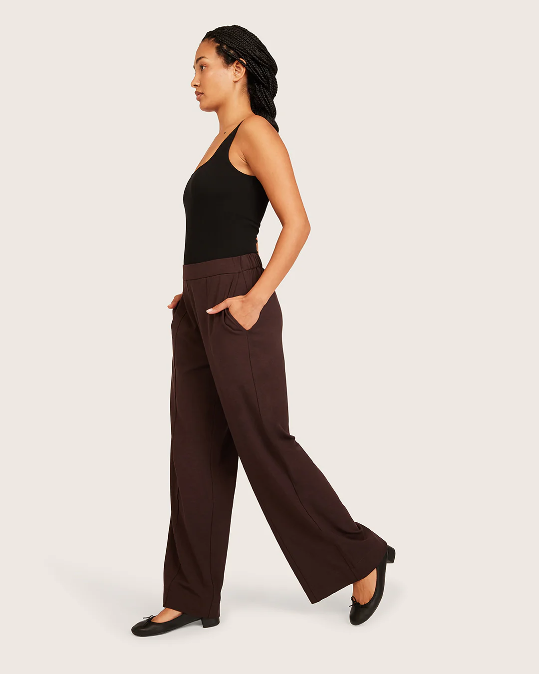 Relaxed Leg Pants - Short - Carob - Image 7