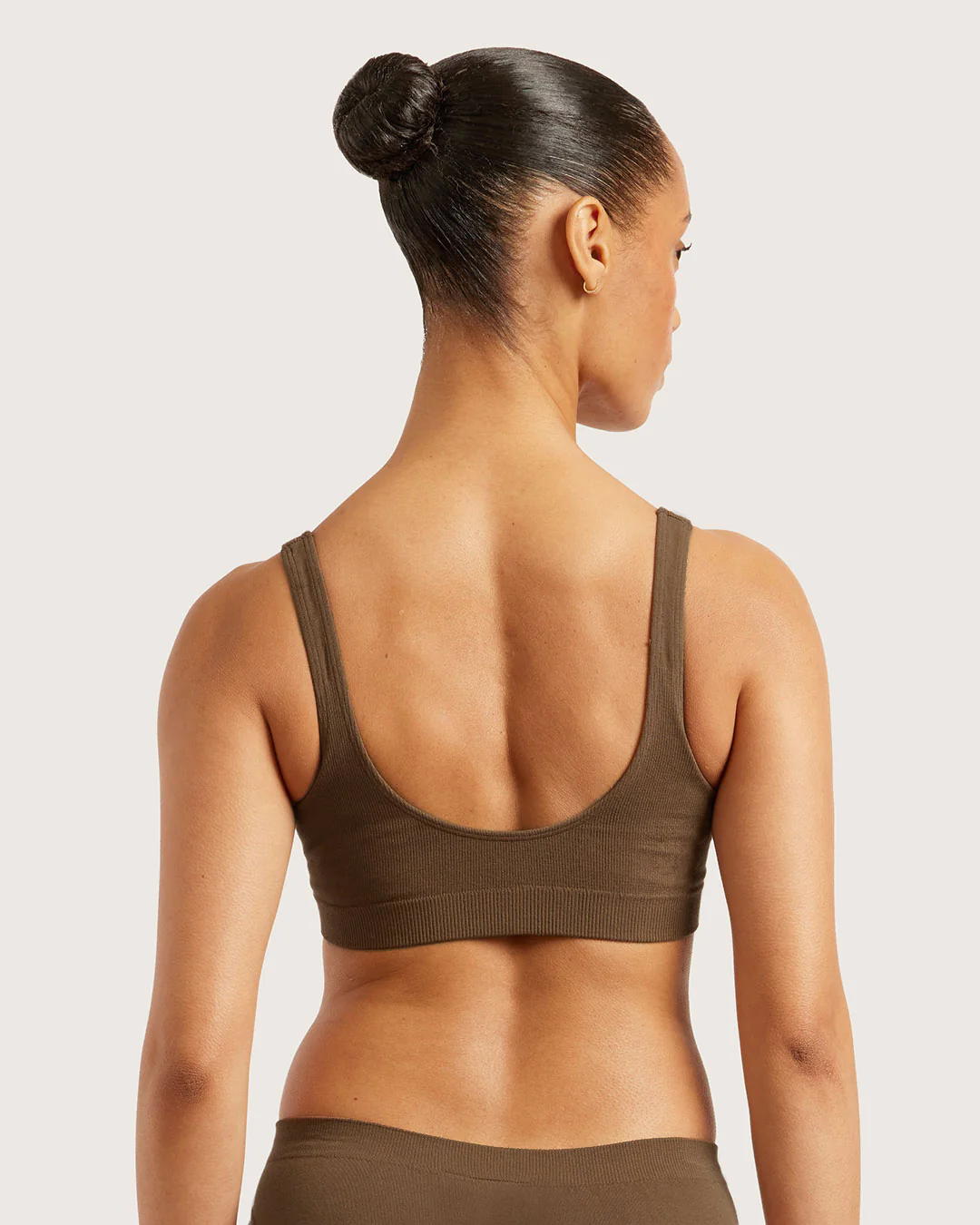 Seamfree Crop Bra - Clove - Image 2