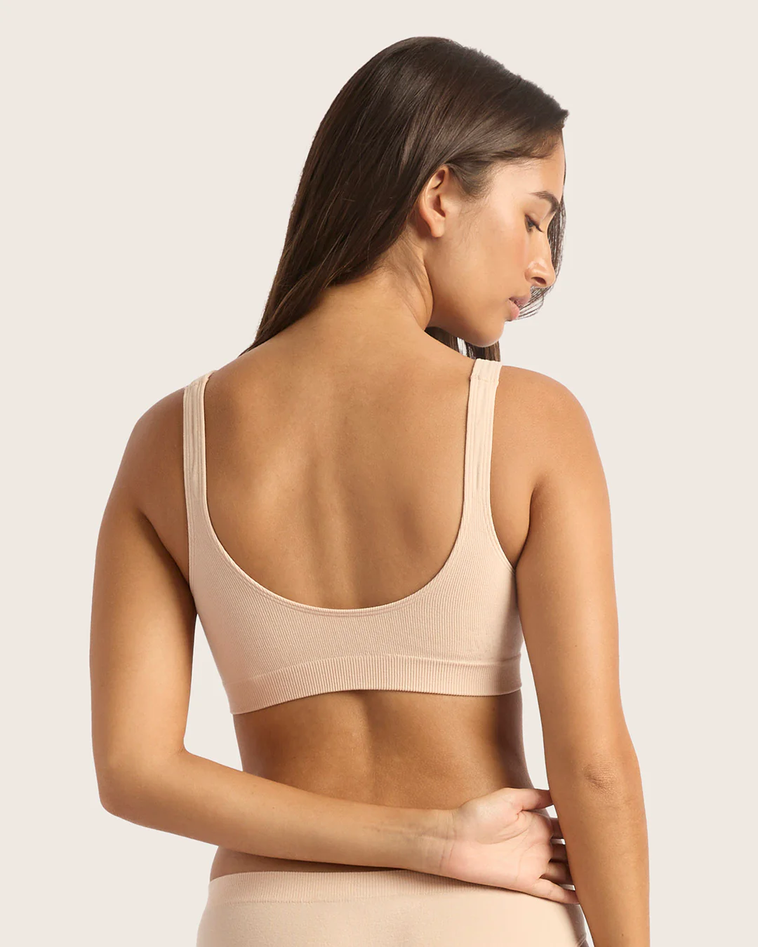 Seamfree Crop Bra - Shell - Image 2