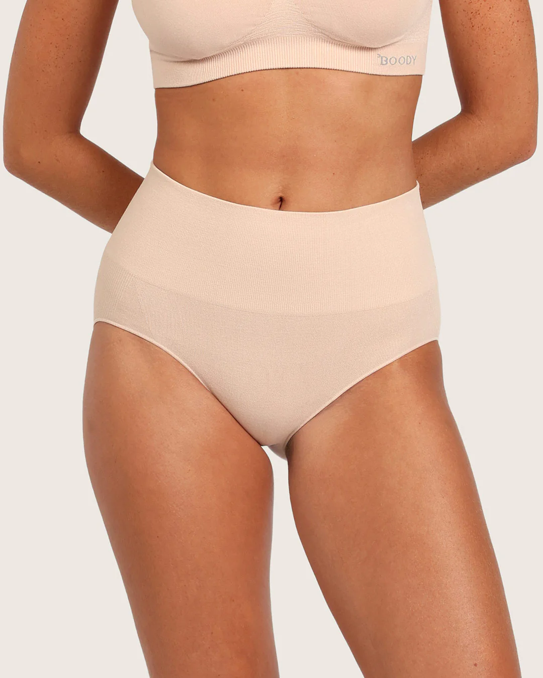 Shaper High Cut Full Briefs - Shell