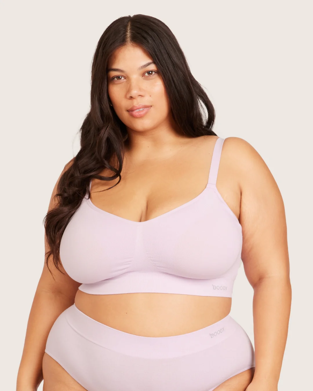 Wireless Full Bust T-Shirt Bra - Orchid - Image 6