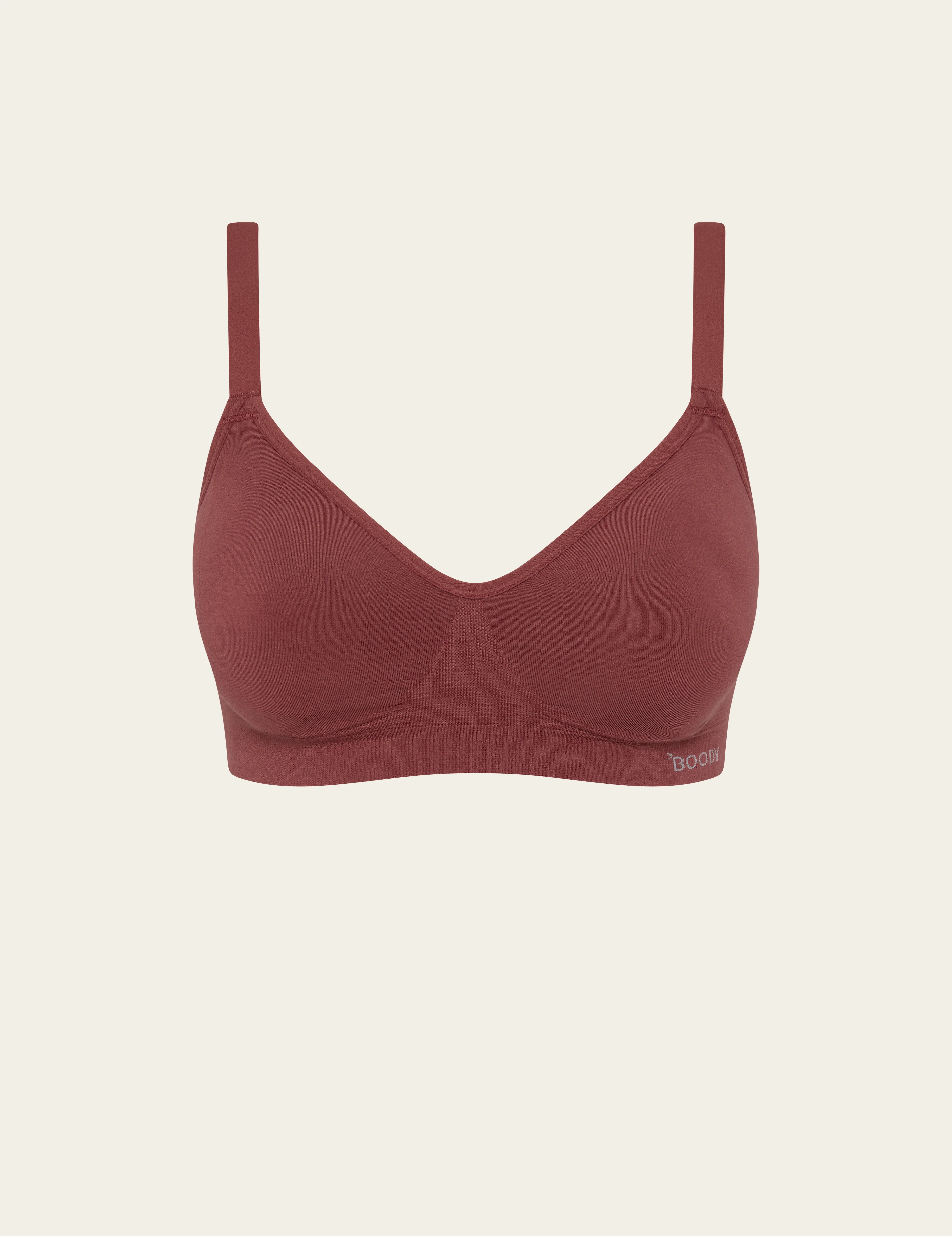 Wireless Full Bust T-Shirt Bra - Rosewood - Image 7