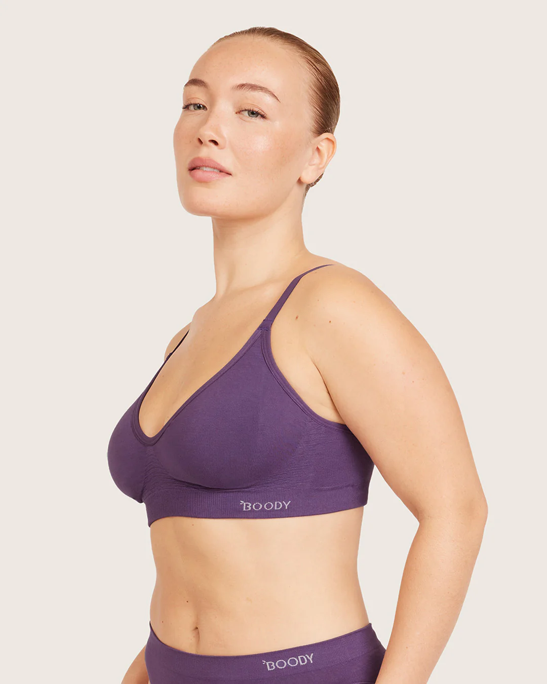 Wireless T-Shirt Bra - Amethyst - Image 10