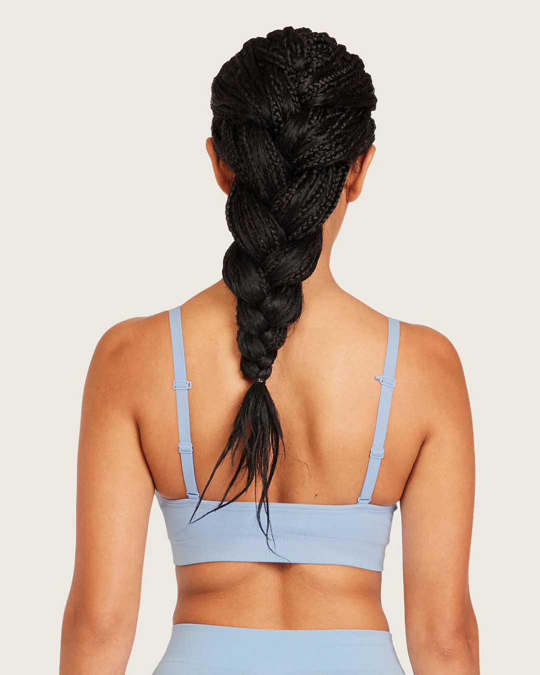 Wireless T-Shirt Bra - Sky Blue - Image 2
