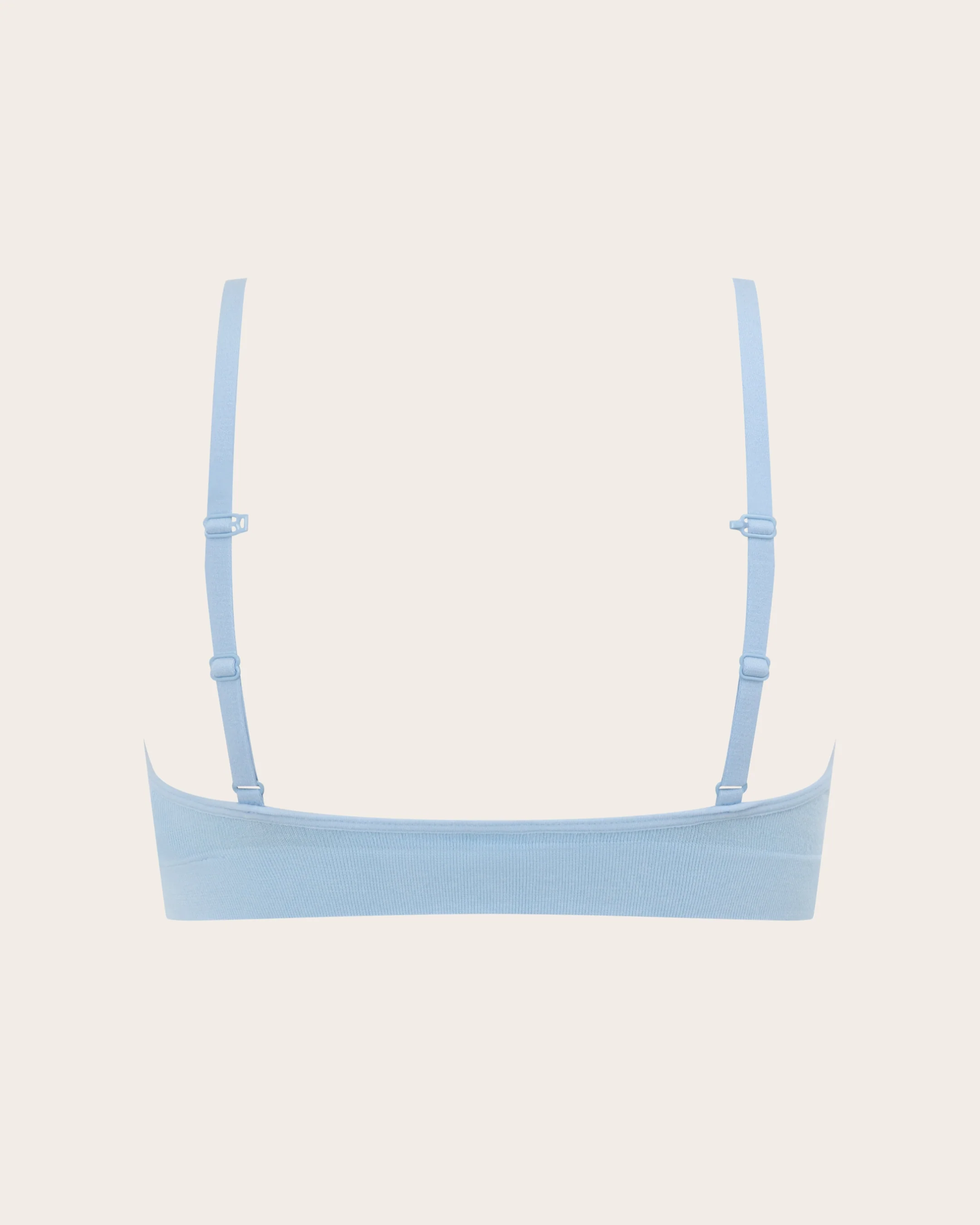 Wireless T-Shirt Bralette - Sky Blue - Image 8